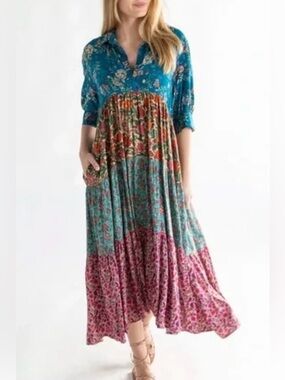 NATURAL LIFE Rebecca Midi Dress